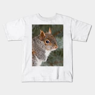 Grey Squirrel Kids T-Shirt